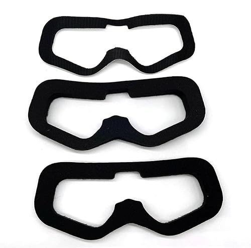 Usmile 2pcs of Soft Thin Sponge Pad Padding Cushion faceplate foam Spare Part for FatShark HD3 HDO HDO2 Eachine Ev200d Ev300d Skyzone 03o 04x Attitude V6 Aomway V1S FPV Goggle