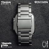 KORDIZ Titanium Watch Band T01 Pro (Max) - Fits Apple Watch ULTRA & ULTRA 2 (49mm) - Adjustable Titanium Apple Watch Band with Magnetic Clasp and DLC Scratch Resistant - Premium Color Matching Band