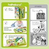 hahaland Busy Book for Toddlers 1-3 - Montessori Toys Busy Board for 1 Year Old Boy Toys Girl Birthday Gift, Educational Quiet Activity Books Easter Basket Stuffers Toddler Toys 1-2 One Year Old Gifts