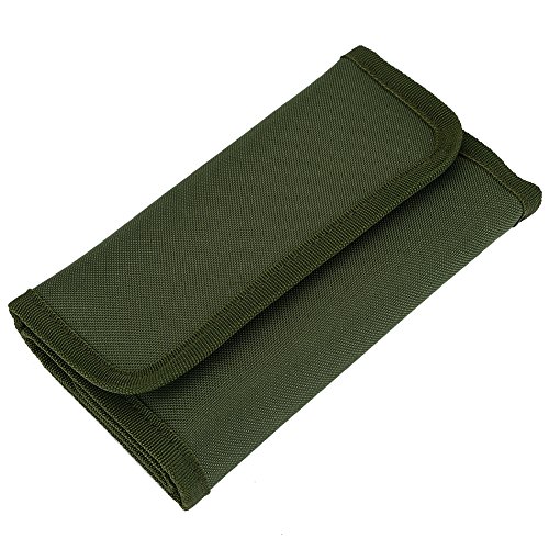 Fly Tying Tool Pouch,Roll Up Fly Tying Tool Pouch,Soft Nylon Fly Fishing Gear Assortment Holder Artificial Lure Storage Bag Holder Fishing Lures Bag Fishing Accessory Case