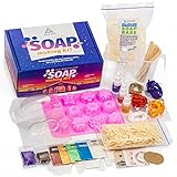 ALEXES Soap Making Kit - Make Your Own Handmade Soap - DIY Soap Making Supplies Kit for Adults - 1.1 lb Glycerin Soap Base - for Beginners