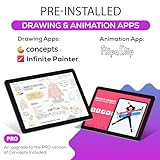 PicassoTab X Drawing Tablet • No Computer Needed • Drawing Apps & Tutorials • 4 Bonus Items • Stylus Pen • Portable • Standalone • 10 Inch Screen • Best Gift for Beginner Digital Graphic Artist • PCX