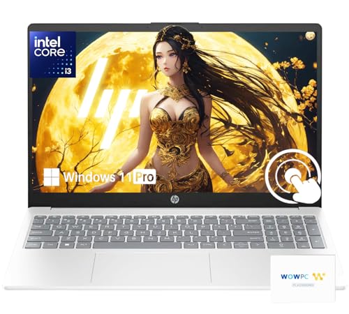 HP Pavilion 15.6" Touchscreen Laptop | 64GB RAM | 2.5TB Storage (2TB SSD + 512GB External Storage) | Intel 12th-Gen 6 Core Processor (Beat i7-1165G7) | Webcam | Windows 11 Pro | w/WOWPC Bundle