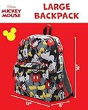 Kids Backpack - 16" School Bookbag - Disney Minnie, Mickey Mouse, Marvel Avengers: Kindergarten, Elementary, Size One Size, Mickey Grey