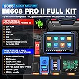 Autel MaxiIM IM608 PRO 2, 2025 IM608 PRO II Automotive Diagnostic Tool with XP400 PRO IMKPA GBOX3 APB112 ($1316 Bundle), ECU Coding as Elite II Pro, 3000+ Tests, 40 Reset, OS10 4/128GB CAN FD DoIP