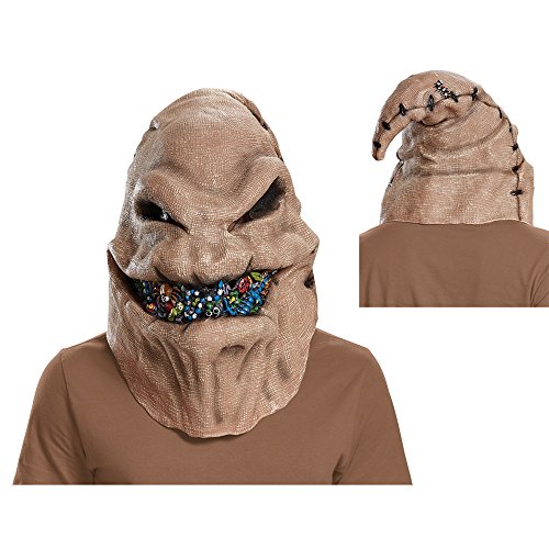 Disguise mens Oogie Boogie Vinyl Mask Adult Sized Costume, Multi, One Size US