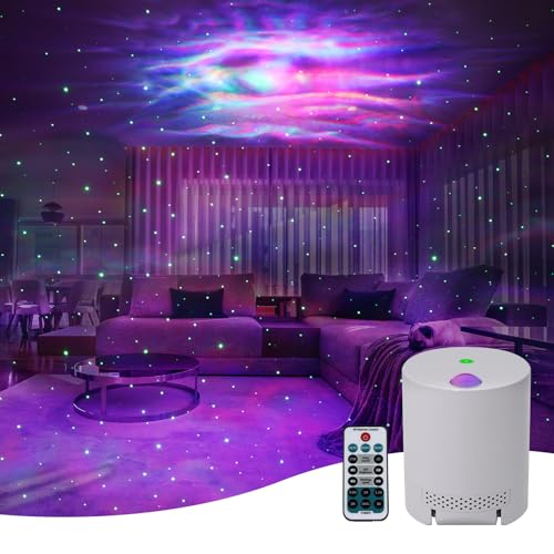 Star Projector, Galaxy Projector for Bedroom, Night Light Projector with Timer and Remote Control, Adjustable Speed and Brightness, for Aurora Projector for Bedroom, Living Room and Home Theater