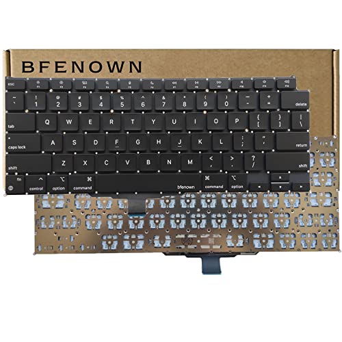 Bfenown Replacement US Keyboard for MacBook Air Retina 13.3 inch M1 CPU A2337 MGN63LL/A MGND3LL/A MGNA3LL/A MGN93LL/A MGN73LL/A MGNE3LL/A EMC 3598 2020 Year Laptop