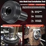 6697 Wheel Knuckle Vacuum Oil Seal Installer Tool Perfectly Fits for Ford 2005 to Current F-250 F-350 Axle Tools, Axle Shaft Seal Installer Tool