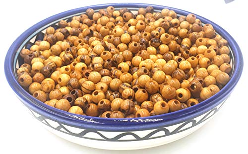 Nazareth Olive Wood Beads 8mm Rosary Beads for Sale (1000 Beads) with Zuluf Certificate | Wooden Beads for Crafts, Jewelery Making, Necklaces, Bracelets and Rosaries| Religious Beads BEAD041