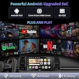 ATOTOLIFE S8 7inch Android Car Stereo, Add ChatGPT to Double Din Car Radio,Wireless CarPlay, Wireless Android Auto, QLED Touchscreen, 4G LTE WiFi, Dual Bluetooth, 4G+32G, SCVC, 32B-EQ DSP, VSV