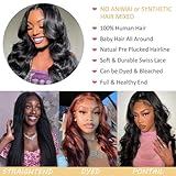 SENSAIRUITE Body Wave Lace Front Wigs Human Hair Wide Lace 180 Density Human Hair Wigs 13x4 Human Hair Lace Front Wigs Pre Plucked With Baby Hair 20 Inches Natural Color