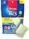 O-Cedar EasyWring RinseClean Microfiber Spin Mop & Bucket Floor Cleaning System with 1 Extra Refill with Citrus and Lavender Pacs (Variety Pack)