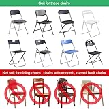 Stretch Spandex Chair Covers - White 100 PCS, Folding Kitchen Chairs Cover, Universal Washable Slipcovers Protector, Removable Chair Seat Covers, for Wedding Party Dining Room Banquet Event