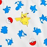 Northwest Pokemon Full Sized Bed in a Bag Set, Anime Bedding for Kids, Boys Girls Blankets, First Starters