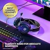 SteelSeries Arctis Nova 1 Multi-System Gaming Headset — Hi-Fi Drivers — 360° Spatial Audio — Comfort Design — Durable — Ultra Lightweight — Noise-Cancelling Mic — PC, PS5/PS4, Switch, Xbox - Black