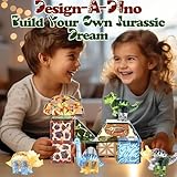 Magnetic Tiles Dinosaur Toys for Kids 3-5 5-7 Magnet Building Blocks Toddler Toy Dinosaurs - 3 Year Old Boy Gift STEM Learning Resources for Kids Ages 3 4 5 6 7 8 Gifts for 4 Year Old Boys