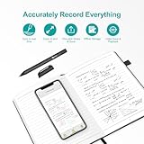 Smart Pen with Notebook - Smartpen Writing Set, Smart pens for Note Taking, Real-time Digital Sync Compatible with iOS and Android Smartphone, for Storing, Digitizing, and Sharing Paper Notes