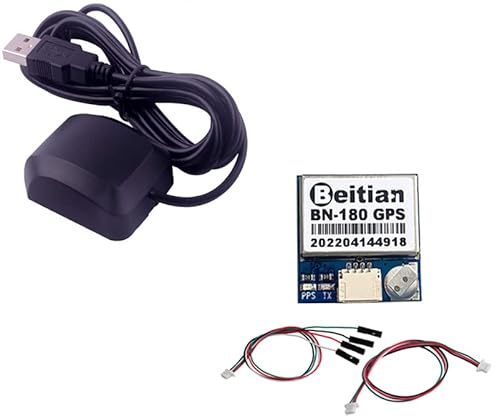 Geekstory VK-162 G-Mouse USB GPS Dongle Navigation Module External GPS Antenna Remote Mount USB GPS Receiver + BN-220 Dual GPS Glonass Module Navigation TTL Level 9600bps + GPS Passive Antenna