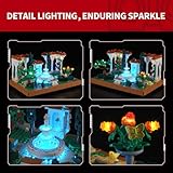 BRIKSMAX Light Kit for Lego-10359 Fountain Garden Building Kit, Creative DIY LED Lighting Accessories, Decorative Model Kit (Not Included Lego Set)