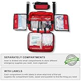 Poygik Premium 420 Piece Large First Aid Kit for Home, Car, Travel, Camping, Truck, Hiking, Sports, Office, Vehicle & Outdoor Emergencies - Emergency Medical Kits, Businesses & Home Medical Supplies