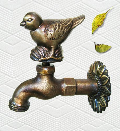 Brass Bird Home Garden Outdoor Faucet