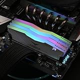 TEAMGROUP T-Force Delta RGB DDR4 16GB (2x8GB) 3600MHz (PC4-28800) CL18 Desktop Gaming Memory Module Ram TF4D416G3600HC18JDC01 - White