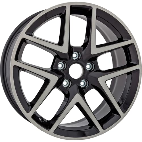 New 18" 18x8" Machined and Black Alloy Wheel Rim for 2022-2024 Honda Civic Sport | ALY10393U46N | Direct Fit