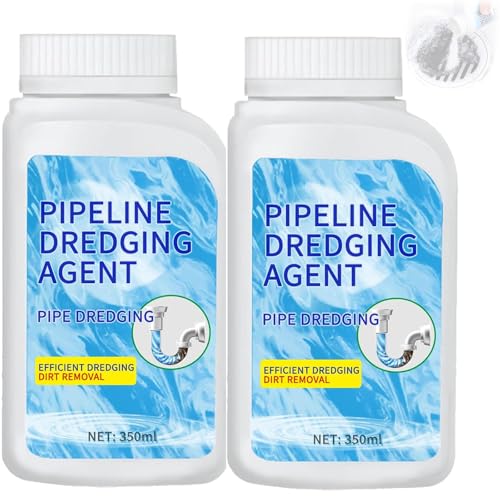 Pipeline Dredging Agent, Drain Clog Remover Agent, Powerful Pipe Dredging Agent, Strong Drain Cleaner for Kitchen (2)