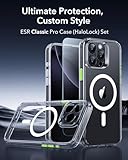 ESR for iPhone 16 Pro Case, Translucent Matte Case, Compatible with MagSafe, Military-Grade Protection, Classic Series,Clear