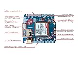 Botletics SIM7000 LTE CAT-M1 NB-IoT Cellular + GPS + Antenna Shield Kit for Arduino (SIM7000A)