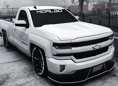 Hidalgo Mexico Decal Sticker Windshield Banner for Front or Back Car Truck or SUV Calcamonia Vinyl HGO MX Style #A (45" Length)