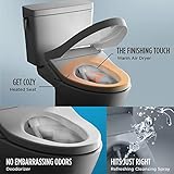 TOTO SW3036R#01 WASHLET K300 Electronic Bidet Toilet Seat, Cotton White