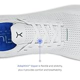 FLUX FOOTWEAR Men’s and Women’s Adapt Runner Wide Toe-Box Natural Movement Shoes with Breathable Knit Upper & UltraFlex Midsole Lightweight Shoes for Running, Walking & Everyday Wear - White/Gum