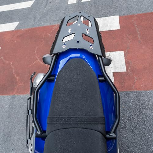 Motorcycle Rear Luggage Rack for Yamaha Tenere700 Tenere 700 2018 2019 2020 2021 2022 2023 2024 2025 Black Cargo Carrier Support Solo Seat Shelf Holder