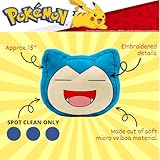 Franco Anime Gaming Bedding Super Soft Cozy Plush Decorative Pillow, One Size, Snorlax