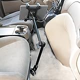 ARKON Mounts - Car Seat Rail Tablet Mount and Holder | Heavy-Duty for Car/Truck | Adjustable Angle & Height | Easy Installation & Removal | 22-inch Arm for Enhanced Accessibility & Convenience