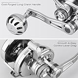 GOMEXUS Slow Pitch Jigging Reel LS20 CNC All Aircraft Grade Aluminum Body Lever Drag Right Hand Conventional Reel