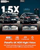 Vantrue N4 Pro 3 Channel 4K WiFi Dash Cam, STARVIS 2 IMX678 x PlatePix™ x HDR Night Vision, 4K+1080P+1080P Front Inside and Rear Car Camera, Voice Control, GPS, 24H Parking Mode, Support 512GB Max