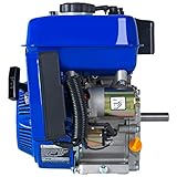 DuroMax XP7HPE 208cc Electric Start Gas Powered, 50 State Approved, Multi-Use Engine Blue