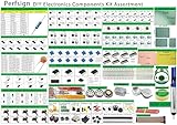 2300PCS XXXXL Complete Set DIY Electronics Component Assortment Box Kit,IC,Solder,Solder Sucker,PCB,Breadboard,Jumper Wire,Magnifying Glass,Resistors,Capacitors,LED,Triode,Potentiometer,Speakers