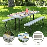 Lifetime Folding Picnic Table, 6-Foot