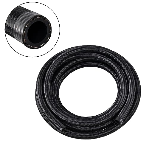 EVIL ENERGY 6AN Fuel Line, AN6 Braided Fuel Hose Nylon CPE 5FT Black