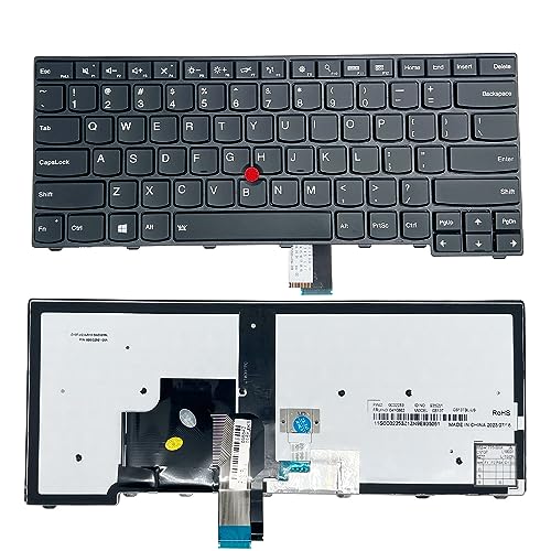 Peidesi Replacement US Laptop Keyboard Compatible with Lenovo ThinkPad T440 T440P T440s T431 E431 L440 T450s L440 L450 L460 L470 T431S T450 e440 e431S T460 Series with Backlit and Pointer