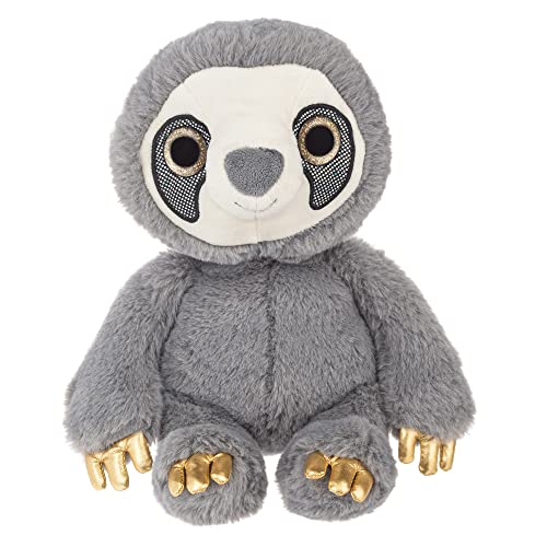 Webkinz 9 inch Sloth Plush, Premium Stuffed Toy Animal, Grey