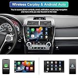 5G-WiFi (4G+32G) Android 13 Car Stereo Radio for Toyota Camry 2012 2013 2014, 10.2 Inches IPS HD Touch Screen Car Radio Wireless CarPlay Android Auto, GPS FM/SWC Bluetooth Backup Camera(Fit for JBL)