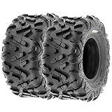 Set of 4 SunF Power.II ATV UTV Tires 23x7-10 Front & 22x10-10 Rear, All-Terrain Off Road, 6 PR, A051