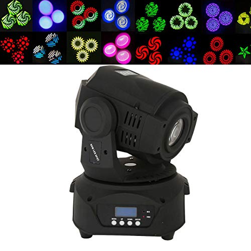 TENGCHANG 90W 3 Facet Prism LED Spot Moving Head Light DMX DJ Stage GOBO Lighting