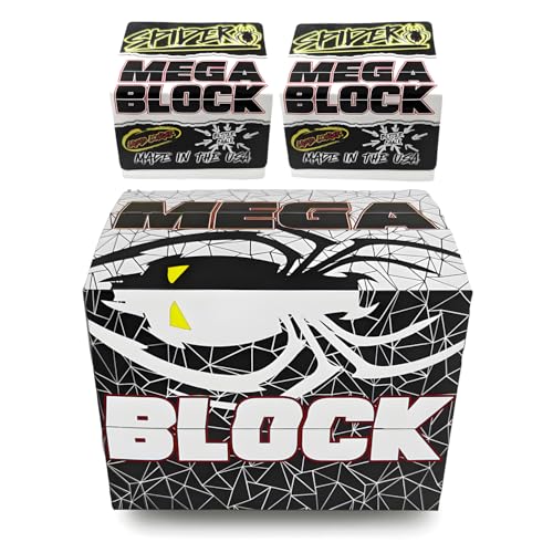 SPIDER CHALK Mega Gym Chalk Block, Lasts 2X Longer, Lab Grade | for Gym, Powerlifting, Made in The USA, ASMR