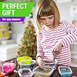 Discovering DIY Slime Kit for Girls and Boys - 52-Piece Slime Making Kit for Kids w/Craft Supplies - Makes Unicorn, Cloud, Butter, Galaxy, Mermaid and Slime for Kids